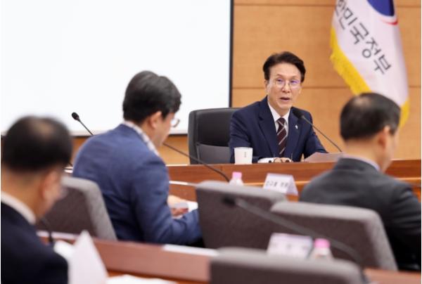 김민석 국무총리, 정부 드론·대드론 통합 TF 최종보고회의 주재