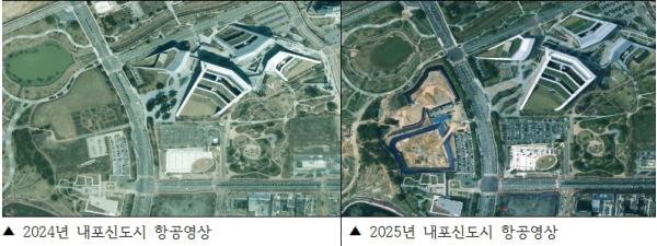 충남도 전역 고정밀 항공영상 서비스 개시